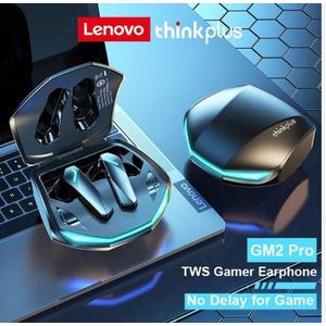 Lenovo Ecouteurs L E N O V O sans fil Bluetooth 5.3 GM2 Pro, casque d'écoute, oreillettes à faible latence, appel HD, double Mode, casque de jeu avec micro, originaux