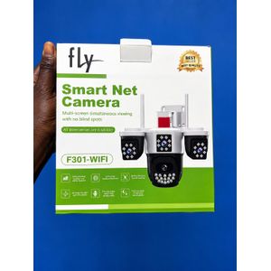 Fly Caméra Solaire F301-4G – Triple Objectif -Surveillance 360° Intelligente