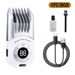 Tondeuse à cheveux pour hommes, kit de coupe et d'entretien des cheveux, tondeuse à barbe, rasoir électrique rechargeable