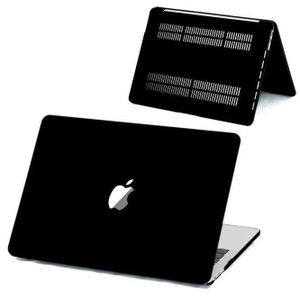 Kit Coque Macbook : Kiit de Protection Matte Noir pour Macbook Air et Pro,    *Regardez derrière la machine pour voir le numéro du modèle sa commence par A*