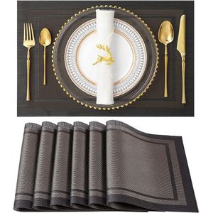 Lot De 6 NAPPES De Table Lavables