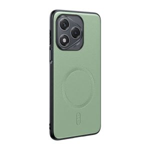 Coque honor 400 lite vert cuir mag