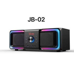 ALiTOP  Enceinte Bluetooth JB-02 Haute Puissance avec Éclairage LED RGB – USB, TF, FM