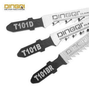 Lames de scie sauteuse DINGQI T Shank, ensemble de lames de scie sauteuse assorties pour couper le bois, le plastique et le métal