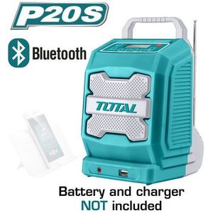 TOTAL Poste Radio Avec Bluetooth Rechargeable Original TOTAL
