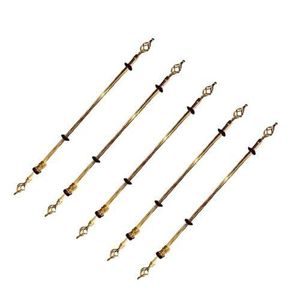 Gn Lot De 5 Tringles à Rideaux Extensible 1m20 à 2m 