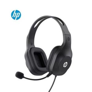 Hp Casque Stéréo Filaire Jack 3.5 (Hp DHH1601) Avec Microphone Antibruit