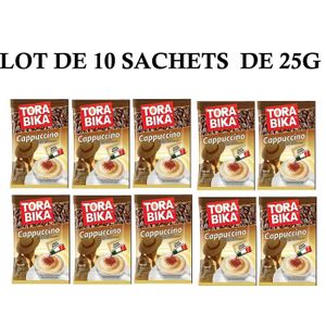 Torabika LOT 10 sachets Café instantané Cappuccino de , 25 g