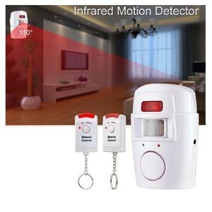 Détecteur de Mouvement Infrarouge avec Alarme & 2 Télécommandes – Sécurité Maison & Bureau