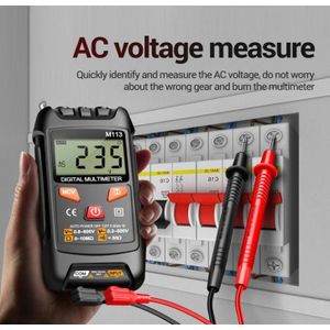 Ac Dc Multimètre Numérique Intelligent De Haute Précision  - Noir