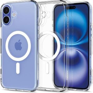 2 Coques Magnétique Pour IPhone 16 + 2 Antichoc - Transparent