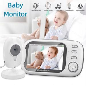 3,5 pouces vidéo sans fil moniteur de bébé avec berceuses Vision nocturne surveillance de la température 2 voies Audio parler bébé Nanny caméra de sécurité