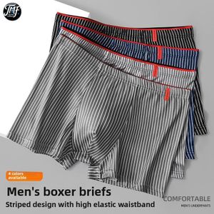 TMF 4 pièces/Set Sous-vêtements pour hommes Boxers respirants -Multicolores