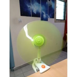 Mini Ventilateur De Table / Chevet /Plafond  Non Dangereux - Vert /Blanc