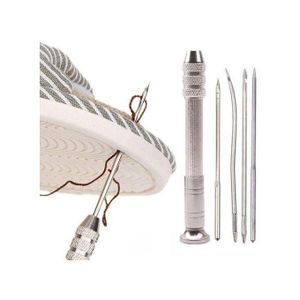 Ensemble De Poinçons à Coudre En Cuir, Ensemble D'outils De Réparation De Chaussures