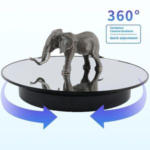 Support de Montre & Bijoux Rotatif - Finition Miroir - Rotation Bidirectionnelle