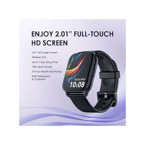 Oraimo Montre connectée Watch 4 Plus OSW-801 Noir - Design raffiné