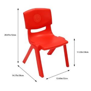 Chaise Enfant en Plastique – Légère, Solide et Confortable