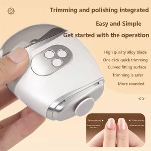 Coupe-Ongles Électrique Multifonction – Soin et Finition des Ongles