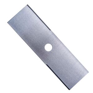lame de débroussailleuse métallique à 2 dents de type droit ou rectangulaire