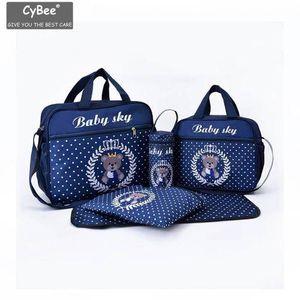 Sac à langer bébé- 5 en 1- sac de rangement bébé 