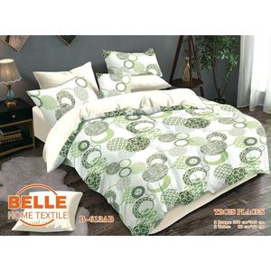 Belle  Lot de 2 Draps et 2 Taies - Confort et Élégance pour Lit 3 Places