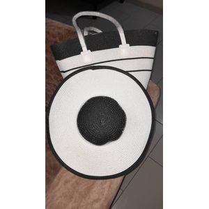 Grand sac cabas & chapeau mode et été