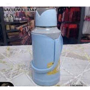 Thermos Sport Plastique 1.5L – Bouteille Isotherme à Poignée, Couvercle Tasse