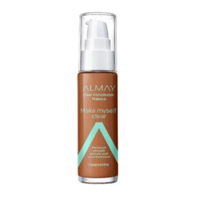 Almay Clear Complexion Makeup 900 Cappuccino – Fond de Teint Anti-Imperfections Teint Naturel