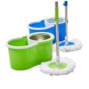 Magic Mop – Balai Serpillière Rotatif avec Seau Double Bac