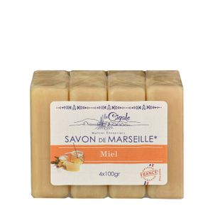 La Cigale Savon Marseille Miel La Cigale 4x100grs