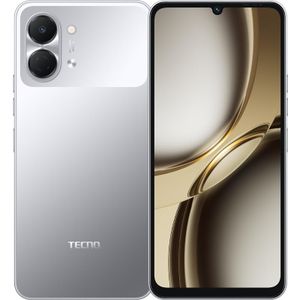 Tecno smartphone POP 20 - 6,67 Pouces - 128Go ROM - (4+4)GO RAM - 4G - 2 SIM - 8MP/13MP - 5000MAH - GRIS