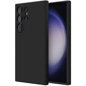 Samsung Coque en Silicone Galaxy S23 Ultra avec Antichoc Offert - Noir