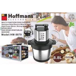 Moulin a grains electrique multifonctionnel broyeur domestique céréales - Gris