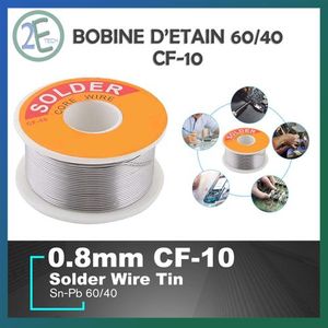 Generic Bobine de Fil à souder, Étain de Soudure, Faible Fusion, 1,0mm, 40g  à prix pas cher