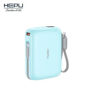 Hepu Powerbank – Compact et Élégant/Bleu