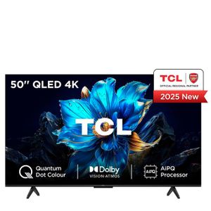 TCL Smart Tv Qled- 50'' - 50P7K - Qled/ Hdr 10+/ Google Tv/ Dolby Atmos/Slim-Unibody/Dts Virtual X/Aipq Processor
