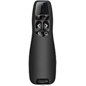 Wireless Pointeur Laser Sans Fil Télécommande De Présentation - Noir