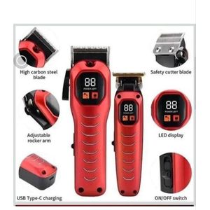Geemy TONDEUSE RECHARGEABLE PROFESSIONNEL PUISSANTE  2en1