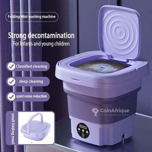 Rivoratech Mini Machine à Laver Portable Multifonction – Légère & Économique – 6L – Ultra Compacte