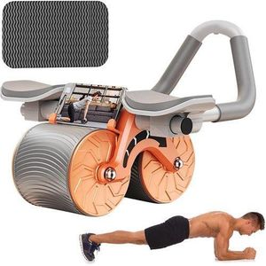 Ab Roller Pour L'entraînement De Base – Exercice De Rouleau De Rebond Pour La Force Abdominale – Roue D'exercice Abdominale Avec Support De Coude Pour La Force De Base Et L'entraînement Musculaire Pologmase