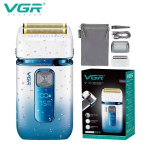 VGR Rasoir Electrique Professionnel à Double Grille Etanche