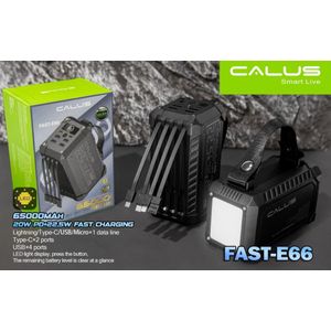 CALUS Power Bank Haute Capacité 65000mAh FAST-E66