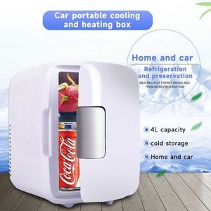 Réfrigérateur Congélateur De Voiture Portable 4 Litres - Blanc