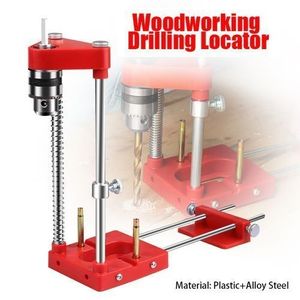 Localisateur De Perceuse Pour Le Travail Du Bois, Alliage Acier Et Plastique, Gabarit De Perceuse, Localisateur De Guide, Outils De Perçage Pratiques Pour Menuiserie