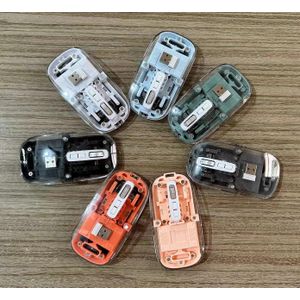 Souris sans fil Bluetooth transparente _ connecte 3 appareils BT