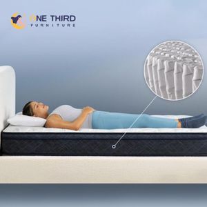 Matelas orthopédique respirant hybride importe haute qualité en mousse à mémoire de forme 2 places ep 30