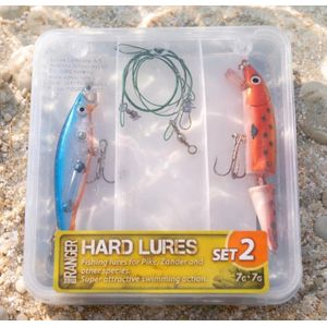  HARD LURES set 2,  Leurres pour pêche, Max Ranger. leurre dur,  Accessoires de peche pour pecher differentes varietes de poissons : Brochet, Sandre, Perche, autres espèces .Importation France