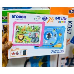 Atouch Tablette Éducative Android  Q42 – 7" IPS, 8Go RAM, 256Go Stockage, Double Caméra, Batterie 5000mAh, Compatible ZOOM – Idéale pour l’apprentissage des enfants