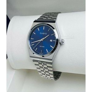 Casio Montre Femme Analogique à Quartz – Bracelet en Acier Inoxydable Doré – Cadran Vert – Avec Affichage de la Date
